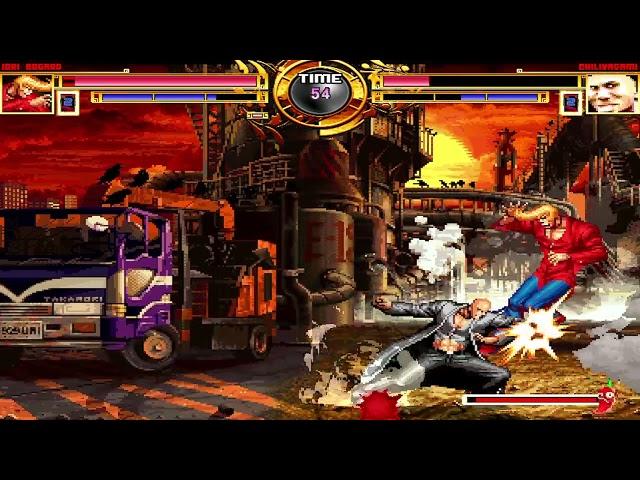 NICK54222 MUGEN: Iori Bogard VS Chili Yagami