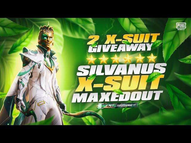 New Silvanus X-Suit Maxing out | 2 X-Suit Giveaway |  PUBG MOBILE