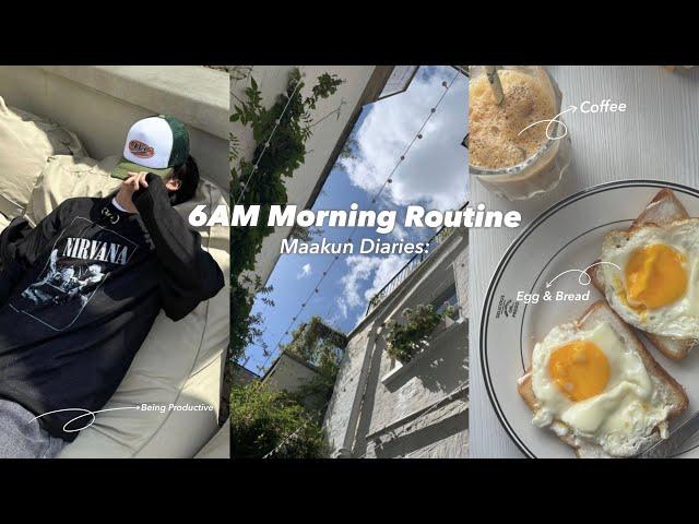 6Am morning routine | peaceful & productive