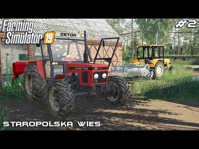 Cultivating and planting corn | Small Farm - Staropolska Wies | Farming Simulator 2019 | Episode 2