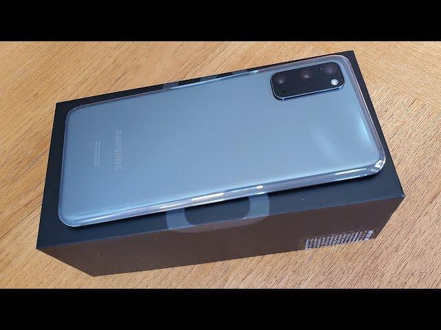 Samsung Galaxy S20 5G Unboxing - Cosmic Gray