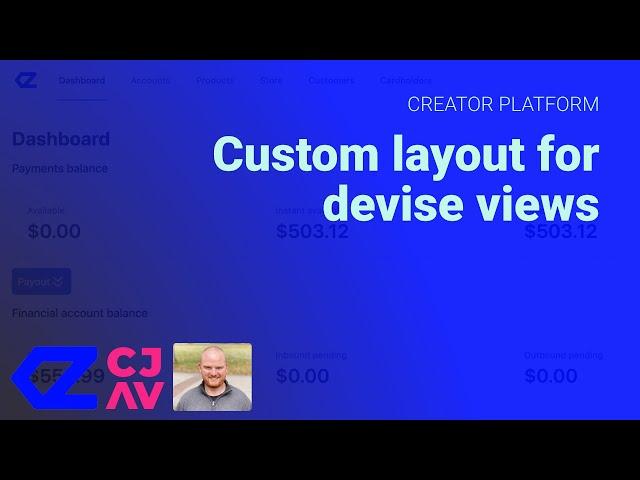 Custom layout for devise views - CreatorPlatform.xyz - Part 26