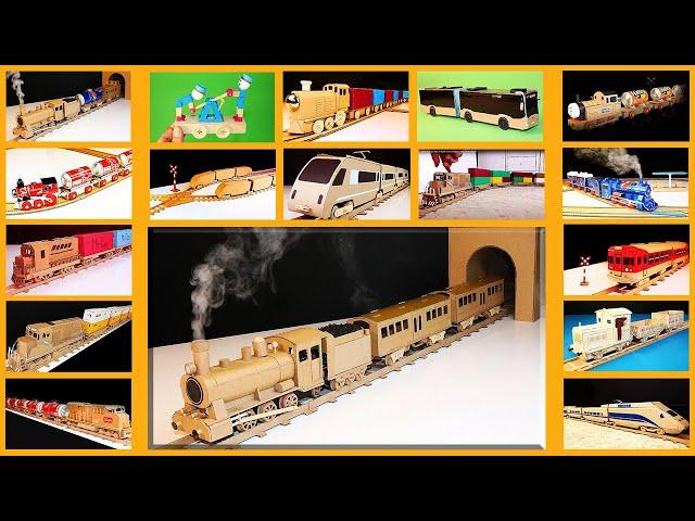 24 Amazing Cardboard Train Models