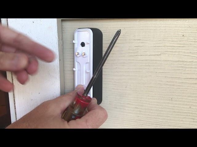 Blink Doorbell Security Camera - Installing with corner mount