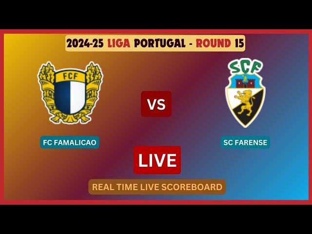 FC Famalicao Vs SC Farense LIVE Score UPDATE 2024-25 Liga Portugal Soccer Football Dec 21 2024