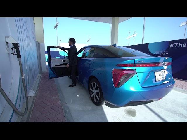 Toyota Mirai refuels at first UAE hydrogen station