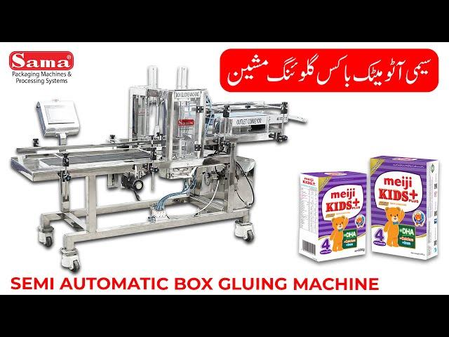 Box Gluing Machine (Semi Automatic)