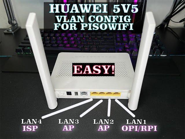 HUAWEI 5v5 VLAN CONFIG for PISOWIFI (LPB,ADO,PISOWIF,etc.)