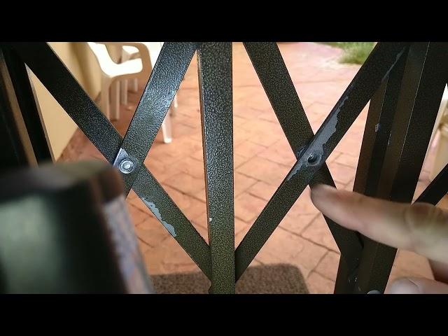 Fix Expanding Gate with Pop Rivets