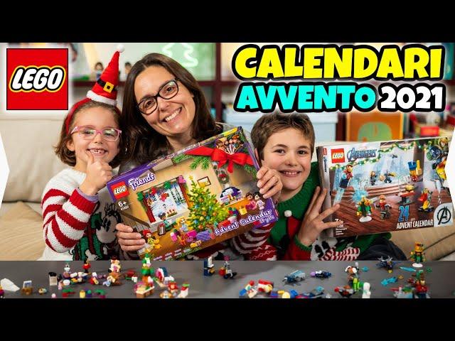 CALENDARI AVVENTO LEGO 2021: Friends e Marvel Avengers