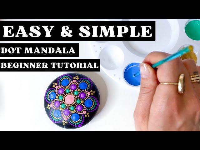 Tools, Paint, Guide Marks, Varnish etc. | Step-By-Step | Dot Mandala Tutorial For Beginners
