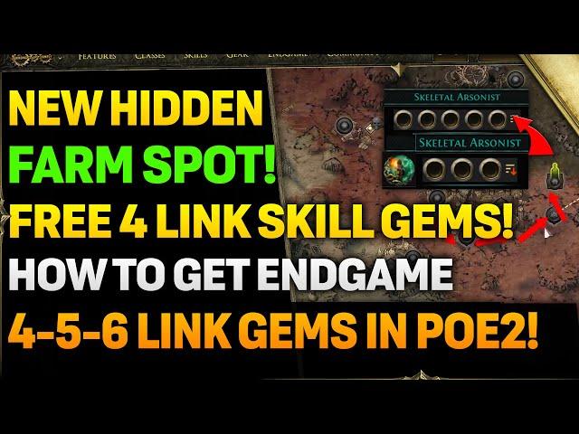 HOW TO GET YOUR FREE 4 Link Skill Gem Item! (HOT FIXED?!) | How To 4-5-6 Link Skill Gems In POE 2!