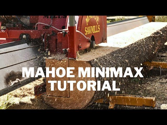 Mahoe Minimax Quick Tutorial - Milling Huge Pine Beams