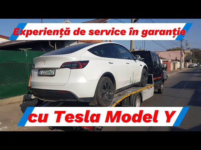 Cu TESLA Model Y la service în garanție. Nota 10 Tesla Romania Nota 9 Tesla Asistenţă   #tesla