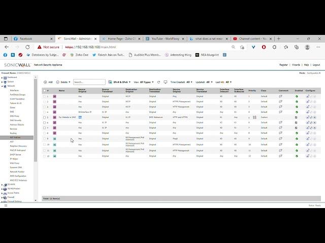 How NAT Policies work in a SonicWall Firewall