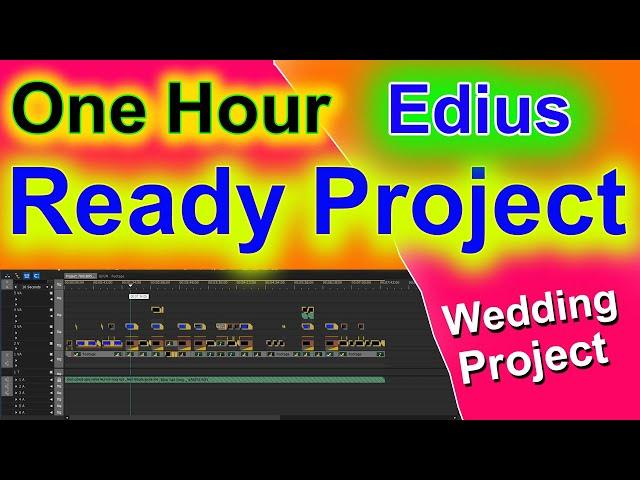 One Hour Edius Ready Project ||️ Hindi & Bangali Wedding Project !