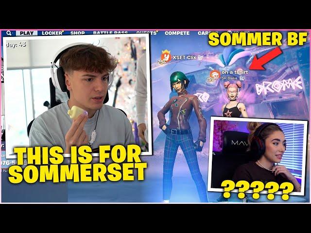 CLIX Finally Gets His REVENGE On SOMMERSET'S BOYFRIEND In a 1v1 ZONE WARS WAGER! (Fortnite Moments)