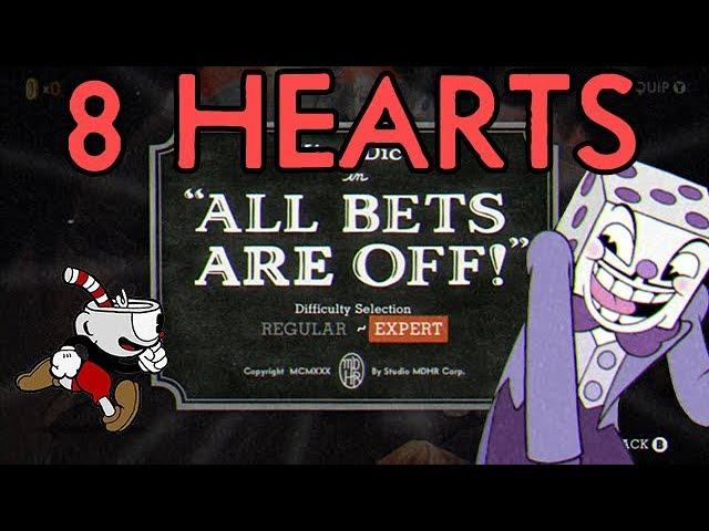 Cuphead 8-Heart Challenge: All Bets Are Off! (8HP, No Damage)