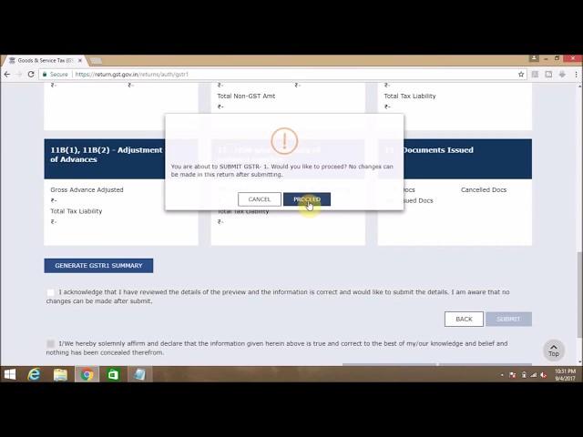 How to file NIL GSTR 1 without errors||LIVE DEMO||Hnidi||