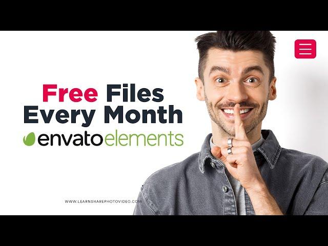 How to Get Free Files from Envato Elements EVERY MONTH!