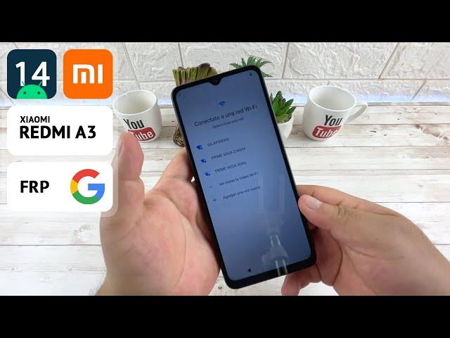 Eliminar Cuenta de Google Xiaomi Redmi A3 | Android 14