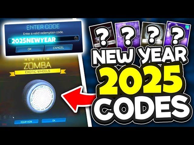 ALL NEW 2025 Codes! (Rocket League)