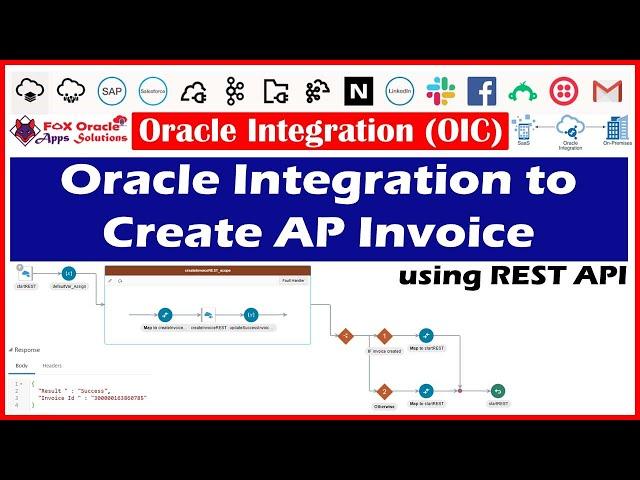 Oracle Integration to create AP invoice using REST API | How to create rest based integration in OIC