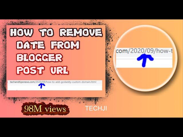 how to remove date from blogger post url