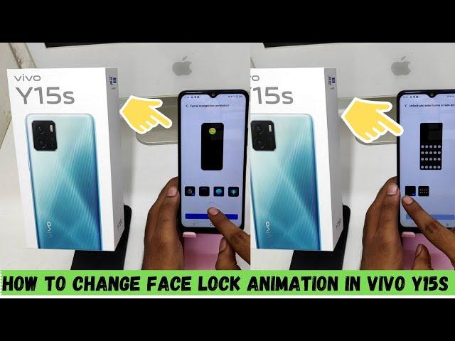 How to Change Face  Lock Animation in VIVO Y15S,Y15| Vivo face icon style change in lockscreen