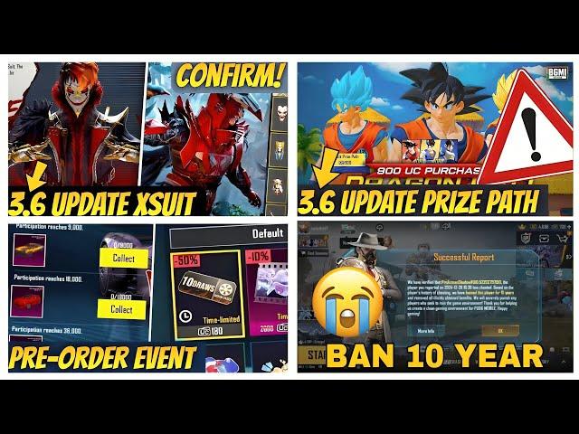 Next Xsuit Confirmed In 3.6 Update | Free 60 Uc Voucher | Cruise Draw 10 Voucher Use | PUBGM