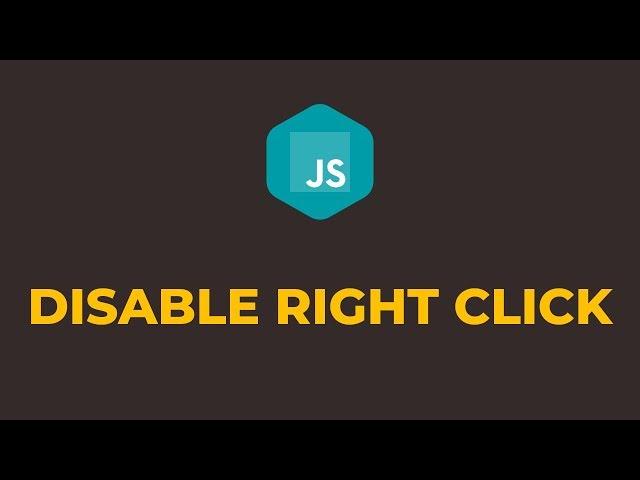 How to Disable Right Click on Website using Javascript