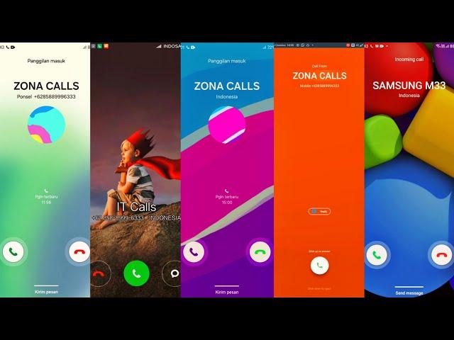 SAMSUNG A15/ XIAOMI/ SAMSUNG A24/ XPERIA 5ii/ SAMSUNG M33 incoming calls