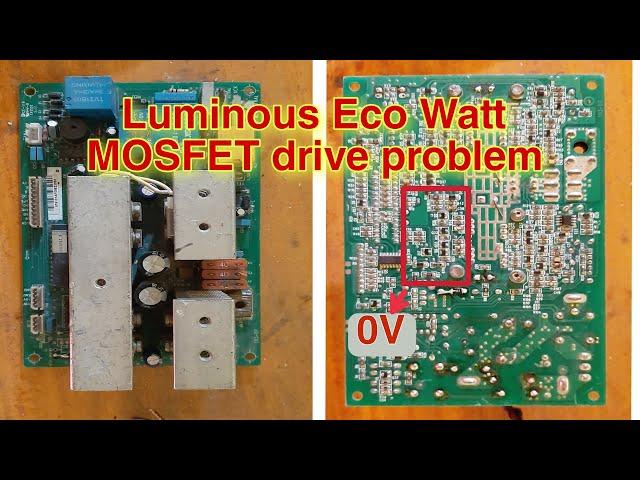 Luminous Eco Watt drive voltage problem. || Luminous Eco watt overload problem .