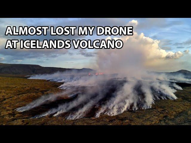 Flying a Drone in High Wind Near a Volcano is a BAD idea