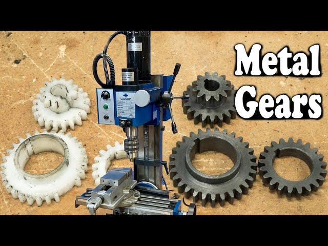 Mini Mill Gear Replacement - New Metal Gears for the Mini Milling Machine!