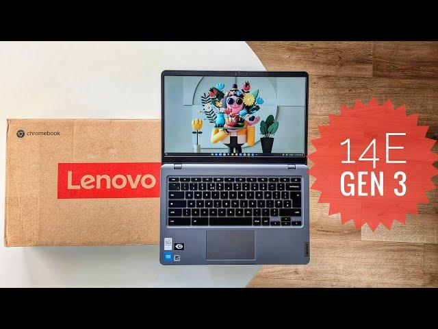 Unboxing the Lenovo 14e Chromebook (Gen 3, 2023) Intel N200/8GB RAM