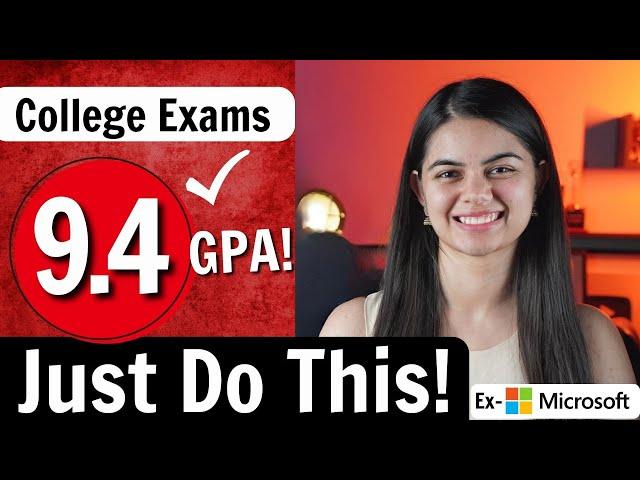 How to study for College Exams ? Just do this for best GPA!