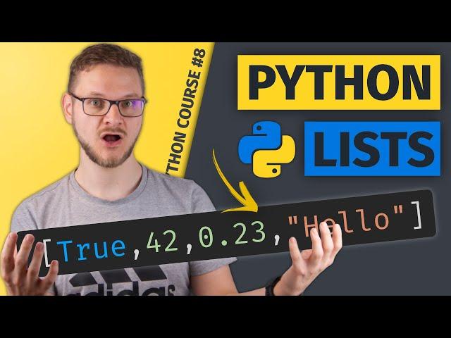 Python Lists for Beginners incl. List Slicing | Python Course #8