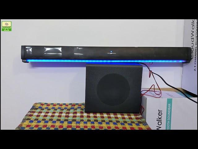 CloudWalker BURST E3000 Bluetooth Soundbar Review [Hindi]