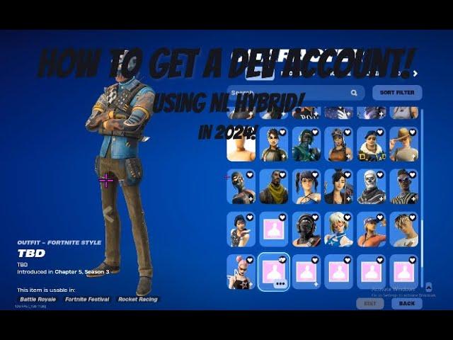 How to get a DEV account on FORTNITE 2024!