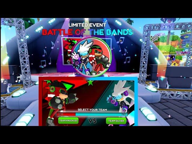 BATALHA DAS BANDAS novo EVENTO no SONIC SPEED SIMULATOR |Roblox