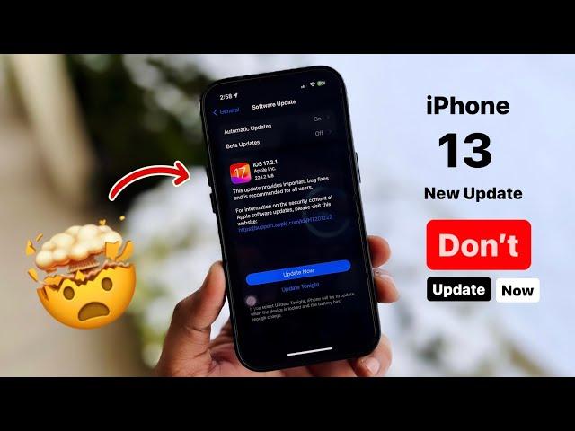 iPhone 13 New Update - iOS 17.2.1 - Strange Update
