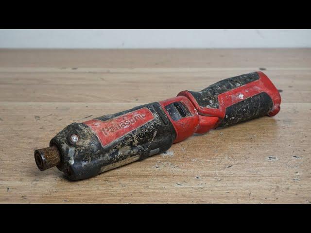 Restoration Of Stick Impact Driver Panasonic EZ7521 And Make A Lithium Battery From PVC Pipe For It