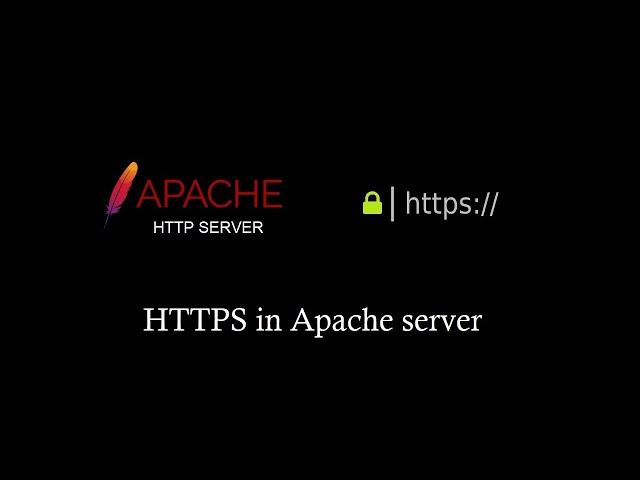 Setup HTTPS in Apache server