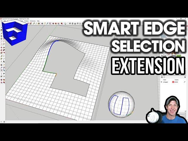 Smart OBJECT SELECTION in SketchUp with SketchUV Path Select!