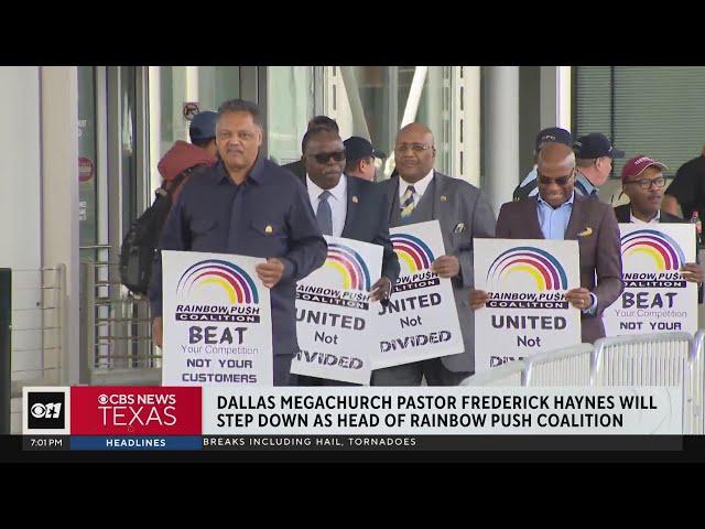 Dallas megachurch pastor steps down as leader of Rainbow PUSH Coalition