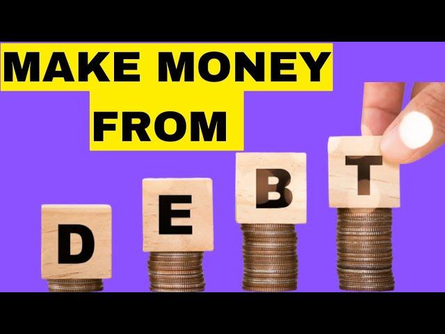 5 ways rich people use to make money from debt.|Make money online.