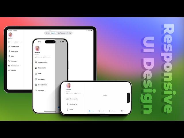 SwiftUI Responsive UI Design - Adaptive Layout - iOS 18