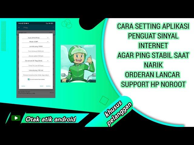 Cara setting ping apk penguat sinyal agar slalu stabil  !!