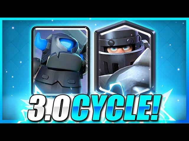 Impossible to STOP THIS!! Mega Knight + Mini Pekka Cycle in Clash Royale!!